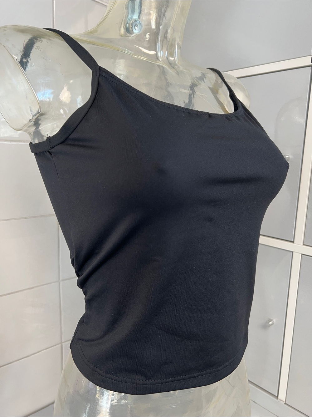 Dancewear Basic Black Ballet Bra Camisole L NEW